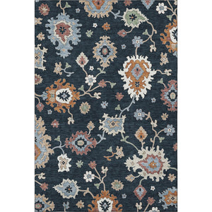 HomeRoots 8' X 10' Washable Floral Medallion Area Rug - UV Protected, Stain Resistant, Soft & Stylish Home Essential 663267