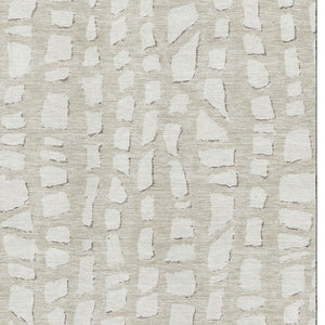 HomeRoots 5' X 8' Beige and Ivory Cobblestone Area Rug - Durable, Stain-Resistant, UV Protected for Homes 663337