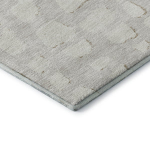 HomeRoots 8' X 10' Ivory and Beige Cobblestone Area Rug - Durable, Washable, UV-Protected for High-Traffic Homes 663363