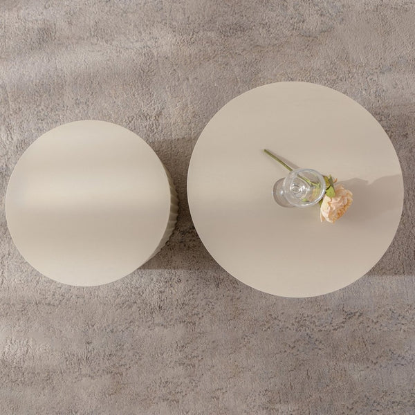 English Elm Round Wood Coffee Table – Elegant Centerpiece For Small Spaces, Fully Assembled, Safe & Stylish Design W3081P255045-GIGA