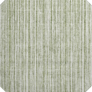 HomeRoots 8' Green Striped Round Rug - Washable, UV-Protected, Durable Polyester for Stylish Living Spaces 663825