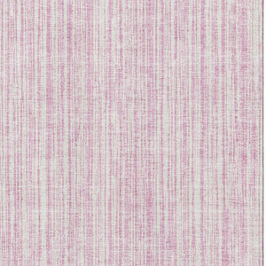 HomeRoots 8' X 10' Pink And Ivory Striped Area Rug - Washable, UV Protected, Soft & Stain Resistant for Any Room 663856