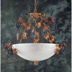 Muscadine 34'' Wide 6-Light Pendant - Fawn Beige 66397 Elk Lighting