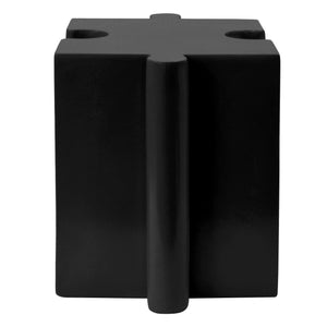 English Elm Christopher Knight Home® - Puzzle Art Side Table - Modular Black Mgo Design For Custom Indoor & Outdoor Arrangements, Weatherproof N770P347932B