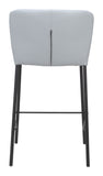 Linz Counter Stool - Set of 2 Gray 109781 Zuo Modern