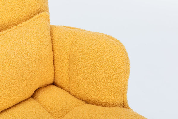 English Elm Rocking Glider Chair Teddy Upholstered High Back Nursery Accent Seat Modern Style B205P205671