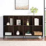 OSP Home Furnishings Ace 8 Cube Bookcase/Storage  Ash