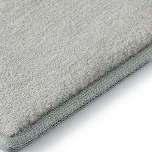 HomeRoots 8' Khaki and Ivory Geometric Round Rug - Washable, UV Protected, Perfect for Family Homes & Decor 664573