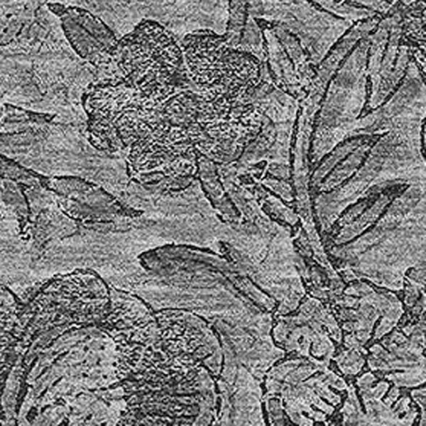 HomeRoots 5' X 8' Gray And Charcoal Floral Washable Area Rug - Durable, Stylish, UV Protected for High Traffic Spaces 664620