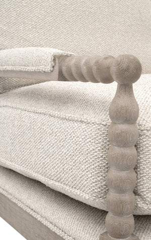 Essentials for Living Rouleau Club Chair 6648.LGLIN/NG