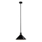 Boulton 14'' Wide 1-Light Pendant - Oiled Bronze 66480-1 Elk Lighting