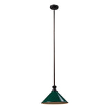 Boulton 14'' Wide 1-Light Pendant - Oiled Bronze 66482-1 Elk Lighting