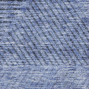 HomeRoots 10' X 14' Blue and Gray Geometric Area Rug - Washable, UV Protected, Ideal for Kids & Pets' Homes 664840