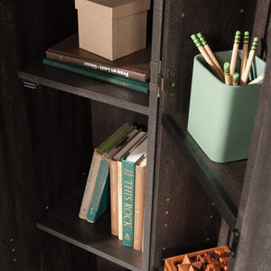 English Elm Storage Cabinet - Sleek Black Finish, Multi-Shelf Design For Modern Spaces, Easy Access & Durable Use B356P402809-GIGA