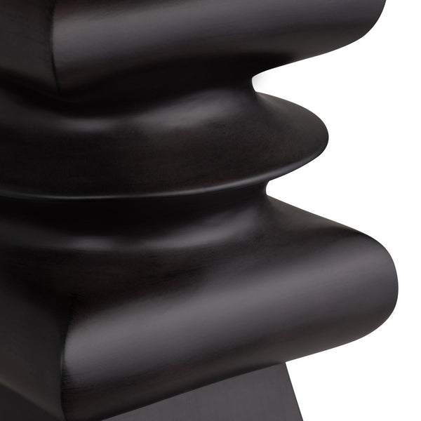 Crestview Collection 31"H Zane Contemporary Resin Table Lamp With Sculptural Design & 3-way Socket For Versatile Lighting   Cvavp2047b