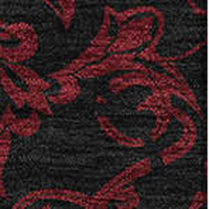 HomeRoots 5' X 8' Red And Black Medallion Area Rug - Durable, Stain-Resistant with UV Protection for Busy Homes 665220