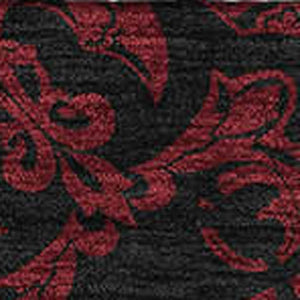 HomeRoots 9' X 12' Red And Black Medallion Area Rug - Durable, Washable, UV Protected for Family Living Spaces 665223