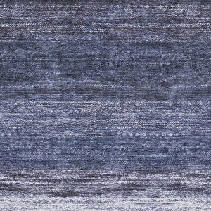 HomeRoots 9' X 12' Blue And Ivory Ombre Area Rug - Washable, UV Protected, Durable For High-Traffic Homes! 665235