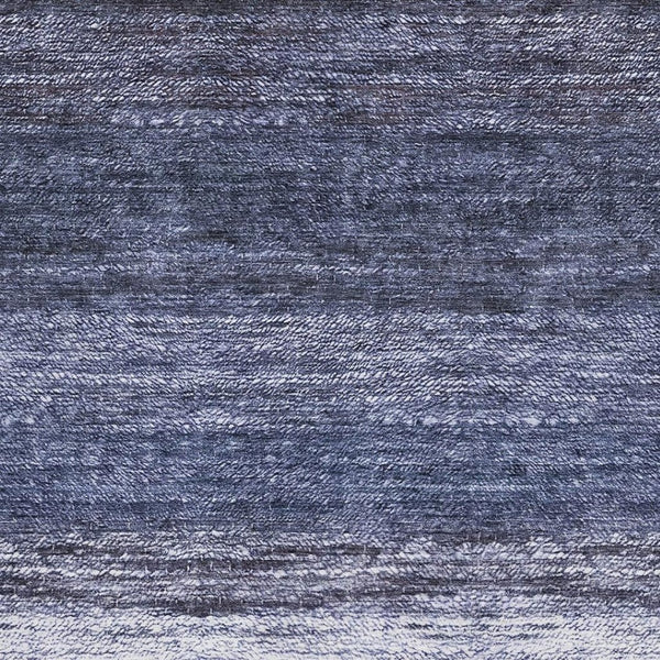 HomeRoots 9' X 12' Blue And Ivory Ombre Area Rug - Washable, UV Protected, Durable For High-Traffic Homes! 665235