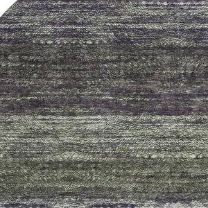 HomeRoots 8' Ombre Round Rug in Green, Purple & Ivory - Washable, UV Protected, Stylish & Durable for Homes 665251
