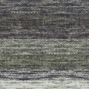 HomeRoots 10' X 14' Ombre Area Rug in Green, Purple & Ivory - Washable, UV-Protected, Modern Style for Homes 665254