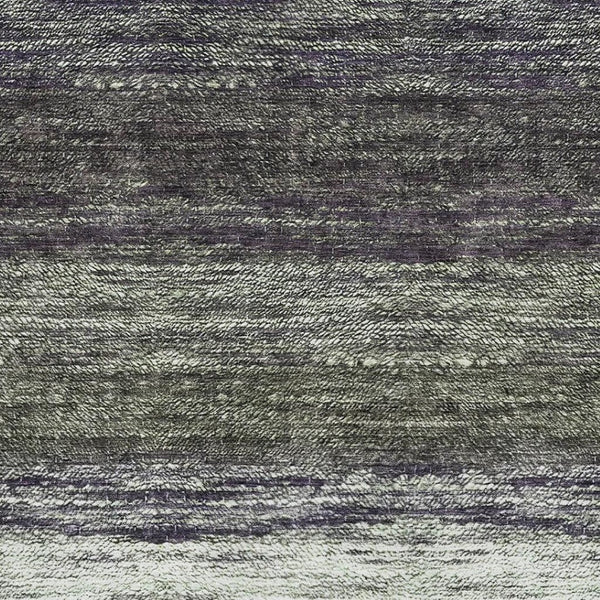 HomeRoots 10' X 14' Ombre Area Rug in Green, Purple & Ivory - Washable, UV-Protected, Modern Style for Homes 665254