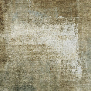 HomeRoots 10' X 14' Brown Beige Ivory Abstract Area Rug - Washable, UV Protected, Family-Friendly Style! 665266