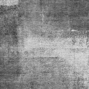 HomeRoots 5' X 8' Gray Silver Charcoal Abstract Washable Area Rug - Stylish, Durable, UV Protected for Homes! 665268