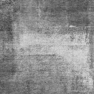 HomeRoots 5' X 8' Gray Silver Charcoal Abstract Washable Area Rug - Stylish, Durable, UV Protected for Homes! 665268
