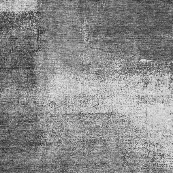 HomeRoots 8' X 10' Modern Gray and Charcoal Abstract Area Rug with UV Protection, Stain Resistance, Washable Design 665270