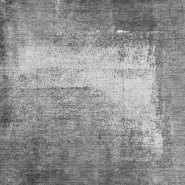 HomeRoots 10' Gray Silver & Charcoal Abstract Area Rug - Washable, UV Protected, Perfect for Modern Living Spaces 665272