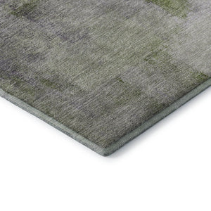 HomeRoots 9' X 12' Washable Abstract Area Rug in Purple, Ivory & Green – UV Protected, Durable & Stylish 665289