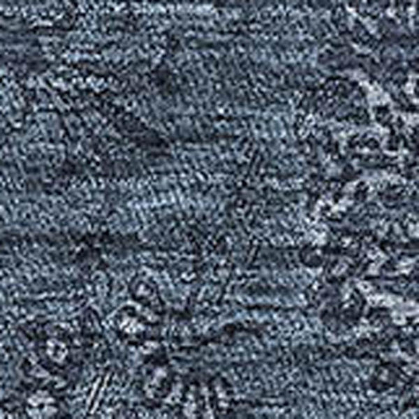 HomeRoots 8' X 10' Blue and Ivory Floral Washable Area Rug with UV Protection for a Stylish and Durable Home 665306