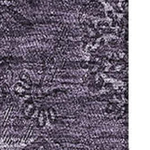 HomeRoots 5' X 8' Eggplant Floral Area Rug - Washable, UV Protected, Stain-Resistant for Family-Friendly Homes 665316