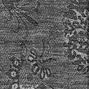 HomeRoots 5' Gray and Silver Floral Washable Area Rug - UV Protected, Stain Resistant, Perfect for High-Traffic Areas 665322