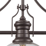 Chadwick 47'' Wide 3-Light Linear Chandelier - Oil Rubbed Bronze 66535-3 Elk Lighting