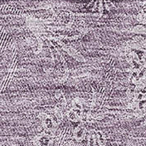 HomeRoots 10' X 14' Floral Area Rug in Plum & Ivory - Washable, UV-Protected, Durable for Busy Homes! 665356