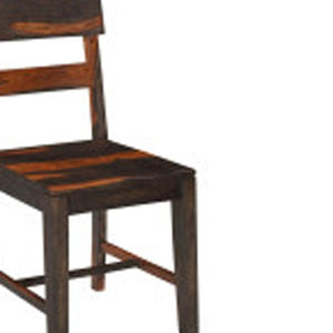HomeRoots Seven-Piece Solid Wood Dining Set with 6 Ladder-Back Chairs & Bench – Modern Elegance for Your Home 665377