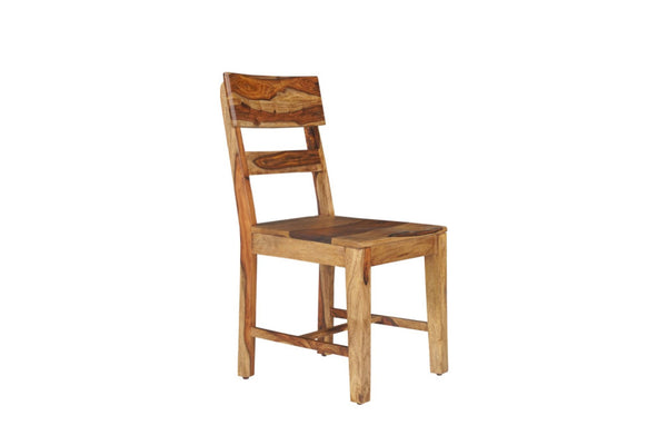 HomeRoots Nine-Piece Brown Solid Wood Dining Set - Durable Table, 8 Ladder-Back Chairs & 1 Bench for Gatherings 665382