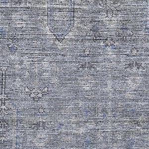 HomeRoots 5' X 8' Southwestern Washable Area Rug - Durable, UV-Protected, Stylish Blue & Gray for Homes 665387