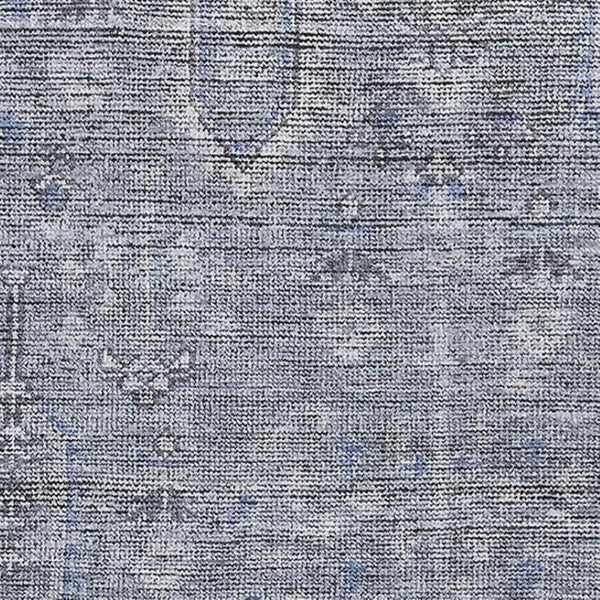 HomeRoots 5' X 8' Southwestern Washable Area Rug - Durable, UV-Protected, Stylish Blue & Gray for Homes 665387