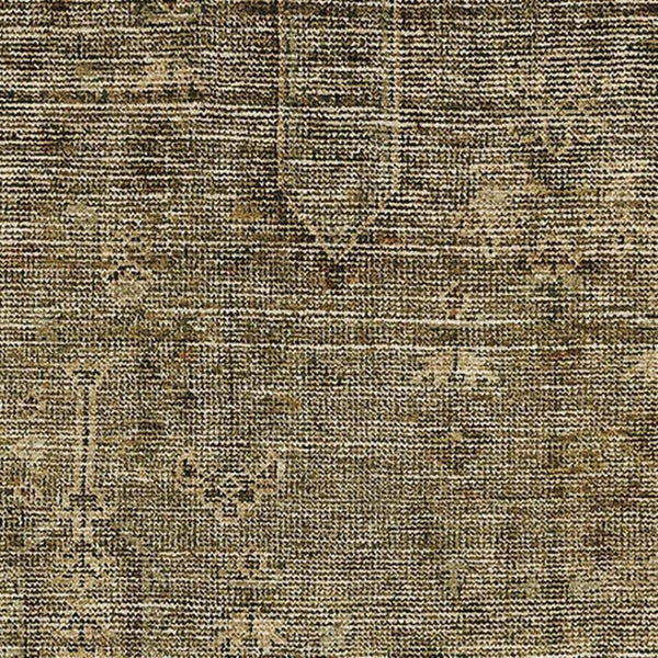 HomeRoots 5' X 8' Southwestern Brown and Beige Washable Area Rug with UV Protection for Busy Homes 665393