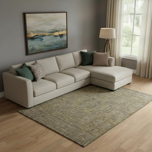 HomeRoots 8' X 10' Southwestern Washable Area Rug - Durable, Stain Resistant with UV Protection for Homes 665395