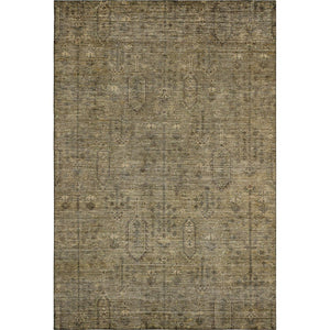 HomeRoots 9' X 12' Brown and Beige Southwestern Area Rug - Durable, Washable, UV Protected for Busy Homes 665396