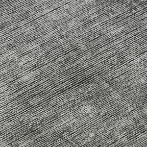 HomeRoots 8' Gray and Silver Southwestern Round Rug - Stylish, Washable, Durable, UV Protected for Homes 665412