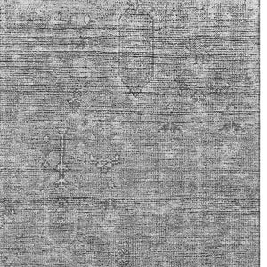 HomeRoots 8' X 10' Gray and Silver Southwestern Area Rug - Durable, Washable, UV Protected for Homes & Patios 665413