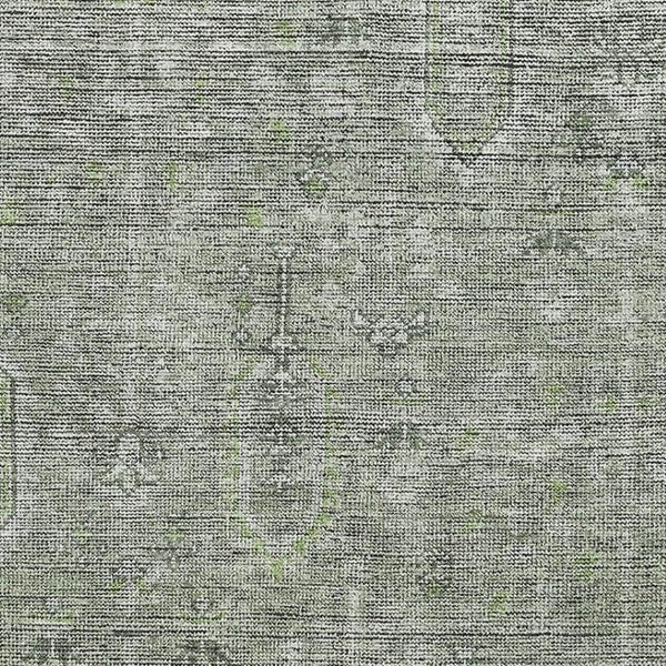HomeRoots 8' X 10' Southwestern Green and Gray Area Rug - Washable, UV Protected, Stylish and Durable Design 665419