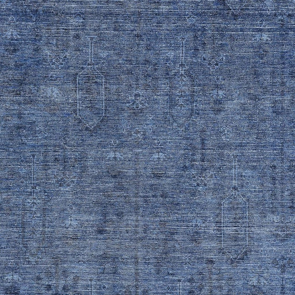 HomeRoots 5' X 8' Southwestern Navy Blue & Gray Area Rug - Durable, Stain-Resistant, UV-Protected Design 665423