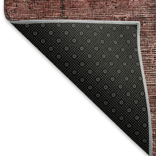 HomeRoots 10' Southwestern Area Rug in Rust & Gray - Washable, UV Protected, Perfect for Homes with Kids & Pets 665433