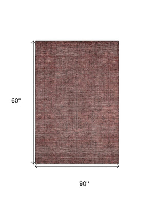 HomeRoots 10' Southwestern Area Rug in Rust & Gray - Washable, UV Protected, Perfect for Homes with Kids & Pets 665433